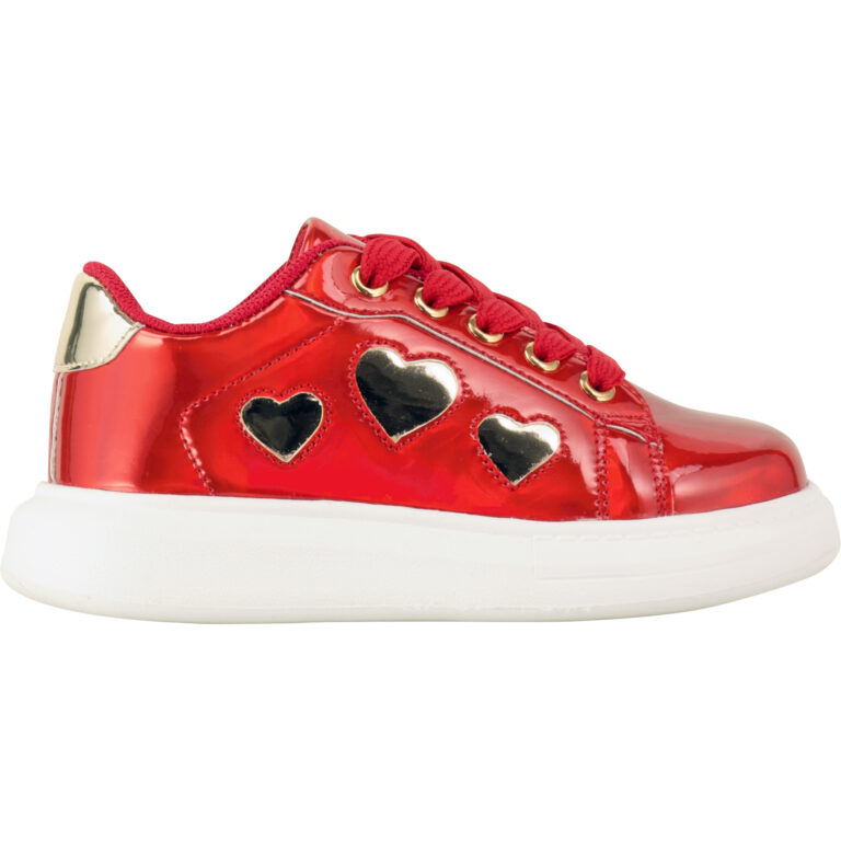 A-Dee Girls Queeny Red Trainers - Forever Young Childrenswear